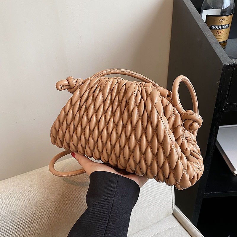 Korean Style Fashion Niche Crossbody Bag Retro Handbag Simple Casual Shoulder Bag for Women