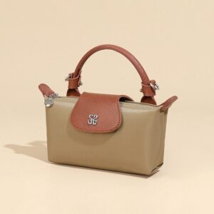 Niche Mini Fashion Dumpling Bag Women's Shoulder Crossbody Bag Textured Nylon Waterproof
