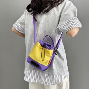 Japanese Style Color-Blocking Niche Bag for Women Sports Crossbody Bag