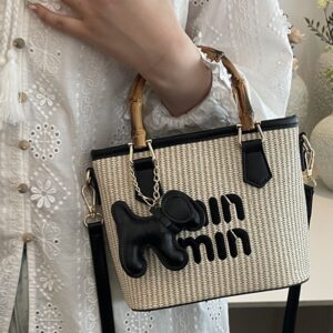 Trendy Woven Small Bag for Women 2025 New Summer Casual Beach Vacation Crossbody